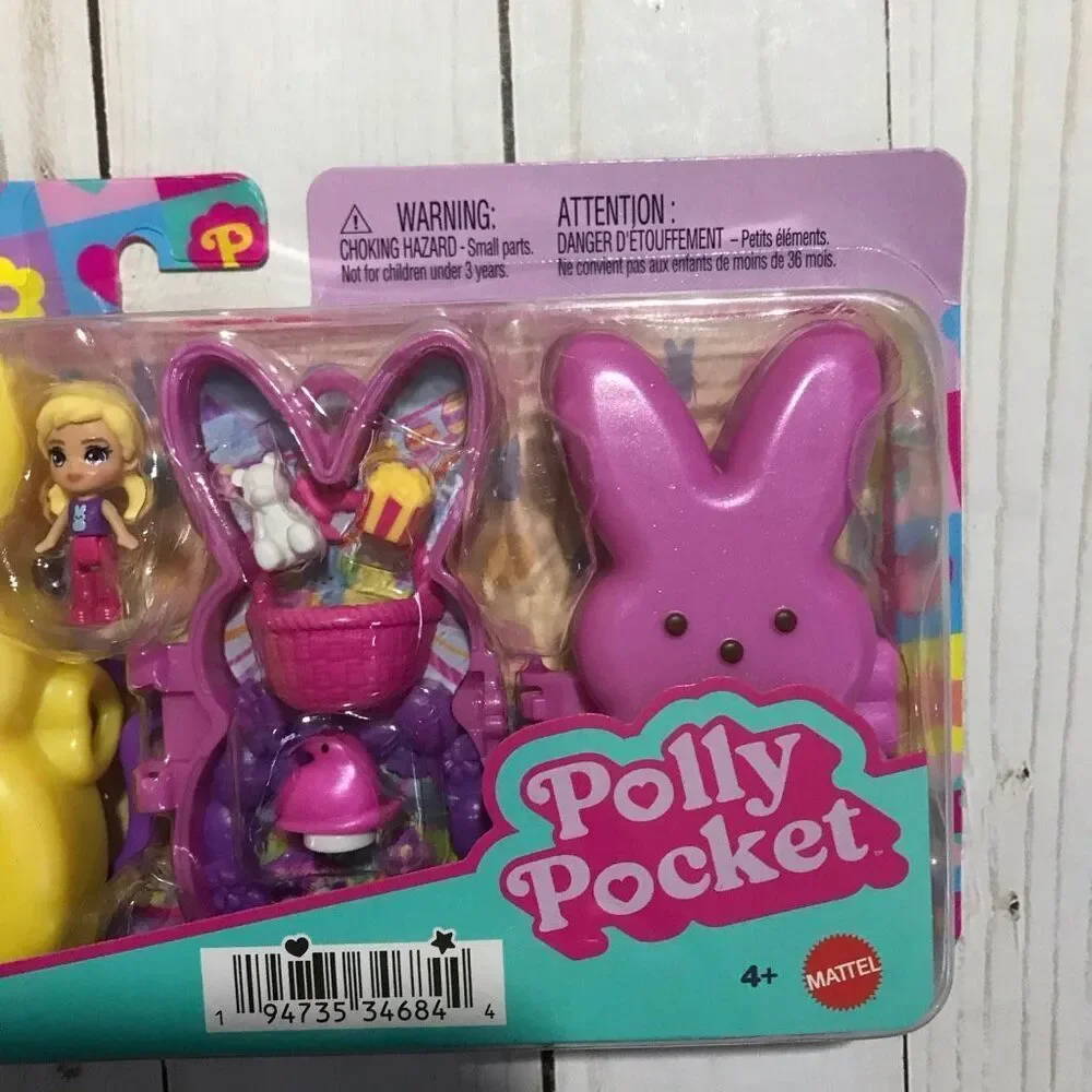Polly Pocket Peeps Bunny set New Easter basket toy play set